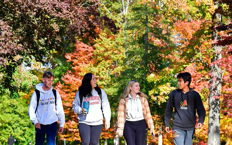 campus in the fall